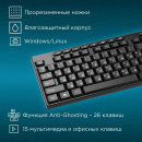 Клавиатура Oklick 125M,  USB, черный [1678108]3