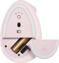 Мышь Logitech Lift розовый оптическая (1000dpi) беспроводная USB5
