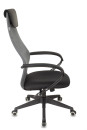Кресло руководителя Бюрократ CH-607 темно-серый TW-04 сиденье черный Neo Black сетка/ткань с подголов. крестов. пластик5