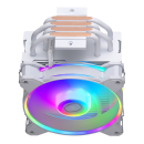 Кулер для процессора/ Cooler Master Hyper 212 Halo White (150W, 4-pin, 154mm, tower, Al/Cu, fans: 1x120mm/51.88CFM/27dBA/2050rpm, White, 1700/1200/115x/AM4/AM5)5