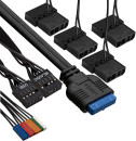 Корпус Miditower ExeGate i3 BASE-NPX500 (ATX, БП 500NPX с вент. 12 см, с окном, 1*USB+1*USB3.0, аудио, 4 вент. 12см с RGB подсветкой)6