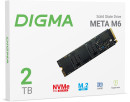 Накопитель SSD Digma PCI-E 4.0 x4 2Tb DGSM4002TM63T Meta M6 M.2 22803