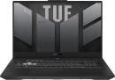 Ноутбук ASUS TUF Gaming F17 FX707ZU4-HX019 17.3" 1920x1080 Intel Core i7-12700H SSD 512 Gb 16Gb WiFi (802.11 b/g/n/ac/ax) Bluetooth 5.2 nVidia GeForce RTX 4050 6144 Мб серый DOS 90NR0FJ5-M000U0