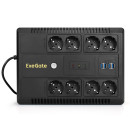 ИБП ExeGate NEO NNB-650.LED.AVR.8SH.CH <650VA/390W, LED, AVR, 8*Schuko, 4*USB-порта для зарядки, Black>2