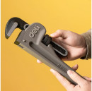 Трубный ключ Стиллсона облегченный Deli DL105018  405мм, максимальное открытие 60мм, Cr-Mo + алюминиевый сплав3