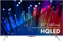 Телевизор LED 55" Haier DH1VMBD01RU серебристый 3840x2160 60 Гц Smart TV Wi-Fi Bluetooth 2 х USB RJ-45 Bluetooth3