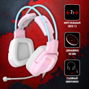 Наушники с микрофоном A4Tech Bloody G575 розовый/голубой 2м мониторные USB оголовье (G575 /SKY PINK/ USB)2