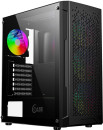 Powercase Mistral Evo Air, Tempered Glass, 4x 120mm ARGB fan + ARGB HUB, Пульт ДУ, чёрный, ATX  (CMIEE-A4)