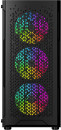 Powercase Mistral Evo Air, Tempered Glass, 4x 120mm ARGB fan + ARGB HUB, Пульт ДУ, чёрный, ATX  (CMIEE-A4)2