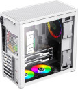 Компьютерный корпус, без блока питания ATX/ Gamemax Spark Pro Full White ATX case, white, w/o PSU, w/1xUSB3.0+1xType-C, 1xCombo Audio4