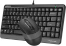 Клавиатура + мышь A4Tech Fstyler F1110 клав:черный/серый мышь:черный/серый USB Multimedia (F1110 GREY)3