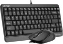 Клавиатура + мышь A4Tech Fstyler F1110 клав:черный/серый мышь:черный/серый USB Multimedia (F1110 GREY)4