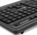 Клавиатура Оклик 860S серый/черный USB беспроводная BT/Radio slim Multimedia (подставка для запястий) (1809323)9