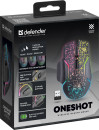 Мышь беспроводная Defender Oneshot GM-067 чёрный USB + радиоканал 520678