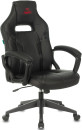 Кресло игровое Zombie Z3 черный эко.кожа крестов. пластик