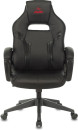 Кресло игровое Zombie Z3 черный эко.кожа крестов. пластик2