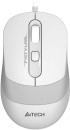 Мышь A4Tech Fstyler FM10S белый/серый оптическая (1600dpi) silent USB (4but)