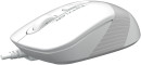 Мышь A4Tech Fstyler FM10S белый/серый оптическая (1600dpi) silent USB (4but)3