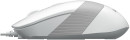 Мышь A4Tech Fstyler FM10S белый/серый оптическая (1600dpi) silent USB (4but)4