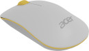 Мышь Acer OMR200 желтый оптическая (1200dpi) беспроводная USB для ноутбука (2but)4