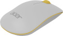 Мышь Acer OMR200 желтый оптическая (1200dpi) беспроводная USB для ноутбука (2but)5