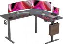 Стол для компьютера Cactus угловой подъемный столешница МДФ черный (CS-EDXL-BBK)6