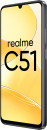 Смартфон Realme RMX3830 C51 128Gb 4Gb черный моноблок 3G 4G 2Sim 6.74" 720x1600 Android 13 50Mpix 802.11 a/b/g/n/ac NFC GPS GSM900/1800 GSM1900 TouchSc microSD3