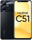 Смартфон Realme RMX3830 C51 128Gb 4Gb черный моноблок 3G 4G 2Sim 6.74" 720x1600 Android 13 50Mpix 802.11 a/b/g/n/ac NFC GPS GSM900/1800 GSM1900 TouchSc microSD6