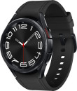 Смарт-часы Samsung Galaxy Watch6 Classic 43мм,  1.3",  черный / черный [sm-r950nzkacis]