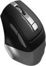 Мышь A4Tech Fstyler FB35S серый/черный оптическая (2000dpi) беспроводная BT/Radio USB для ноутбука (5but)7