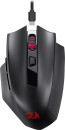 Беспроводная игровая мышь REDRAGON WOKI чёрная (USB, Bluetooth, Pixart P3395, Huano, 6 кн., 26000 Dpi, RGB подсветка, 2000 мАч)2