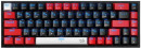Игровая беспроводная клавиатура REDRAGON CASTOR PRO чёрно-красная (USB, Bluetooth, 2.4G, Redragon yellow, 68 кл ., RGB подсветка, 1600 мА)2
