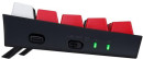 Игровая беспроводная клавиатура REDRAGON CASTOR PRO чёрно-красная (USB, Bluetooth, 2.4G, Redragon yellow, 68 кл ., RGB подсветка, 1600 мА)3