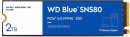 Твердотельный накопитель SSD M.2 2 Tb Western Digital Blue SN580 Read 3500Mb/s Write 3500Mb/s TLC WDS200T3B0E