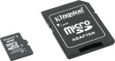 Карта памяти Micro SDHC 4GB Class 4 Kingston SDC4/4GB + адаптер SD2