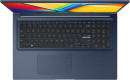 Ноутбук ASUS VivoBook 17 X1704ZA-AU096 17.3" 1920x1080 Intel Core i5-1235U SSD 512 Gb 16Gb Bluetooth 5.1 Intel Iris Xe Graphics синий DOS 90NB10F2-M003U04