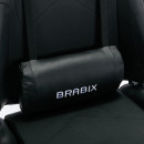Кресло компьютерное BRABIX "Hunter GM-130", две подушки, экокожа, черное, 5327983