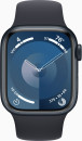 Смарт-часы Apple Watch Series 9 A2978 41мм корп.темная ночь Sport Band рем.темная ночь разм.брасл.:M/L (MR8X3ZP/A)2