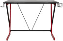 Стол игровой Оклик 521G столешница МДФ черный каркас красный 110х60см3