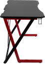 Стол игровой Оклик 521G столешница МДФ черный каркас красный 110х60см5