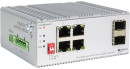 Unmanaged Industrial Switch 4x1000Base-T PoE, 2x1000Base-X SFP, PoE Budget 120W, Surge 4KV, -40 to 75°C2