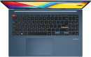 Ноутбук ASUS VivoBook S 15 OLED K5504VA-MA086W 15.6" 2880x1620 Intel Core i5-13500H SSD 512 Gb 16Gb WiFi (802.11 b/g/n/ac/ax) Bluetooth 5.3 Intel Iris Xe Graphics синий Windows 11 Home 90NB0ZK1-M003Y06