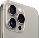 Смартфон Apple A3105 iPhone 15 Pro Max 512Gb титановый моноблок 3G 4G 1Sim 6.7" iOS 17 802.11 a/b/g/n/ac/ax NFC GPS4