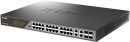 D-Link Smart L2 Surveillance Switch 24х1000Base-T PoE (8 PoE ports 802.3bt 90W), 4xCombo 1000Base-T PoE/SFP, PoE Budget 518W, Long-range PoE up to 250m3