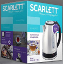 Чайник электрический Scarlett SC-EK21S75 2200 Вт серебристый чёрный 1.8 л металл3