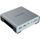16in1 type c multiport docking, with USB C cables +65W AC power adapter , support all  USB3.2 GEN1/USB 3.2 GEN2 computer(computer type c support PD/DP) in Space grey colorsize 120*109*36mm, 265.4g4