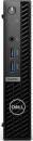 ПК Dell Optiplex 7010 Micro i3 13100T (2.2) 8Gb SSD256Gb UHDG 730 Linux Ubuntu GbitEth WiFi BT 260W мышь клавиатура черный (7010-3820)3