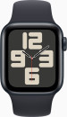 Смарт-часы Apple Watch SE 2023 A2722 40мм OLED корп.темная ночь Sport Band рем.темная ночь разм.брасл.:S/M (MR9X3LL/A)2