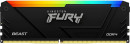 Оперативная память для компьютера 8Gb (1x8Gb) PC4-29800 3733MHz DDR4 DIMM CL19 Kingston Fury Beast RGB KF437C19BB2A/8