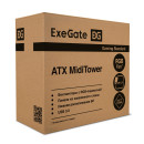 Корпус Miditower ExeGate EVO-8243-EVO800 (ATX, БП EVO800RGB с вент. 12 см, 2*USB+1*USB3.0, черный, 3 вент. с RGB подсветкой, боковая панель - закаленное стекло)6